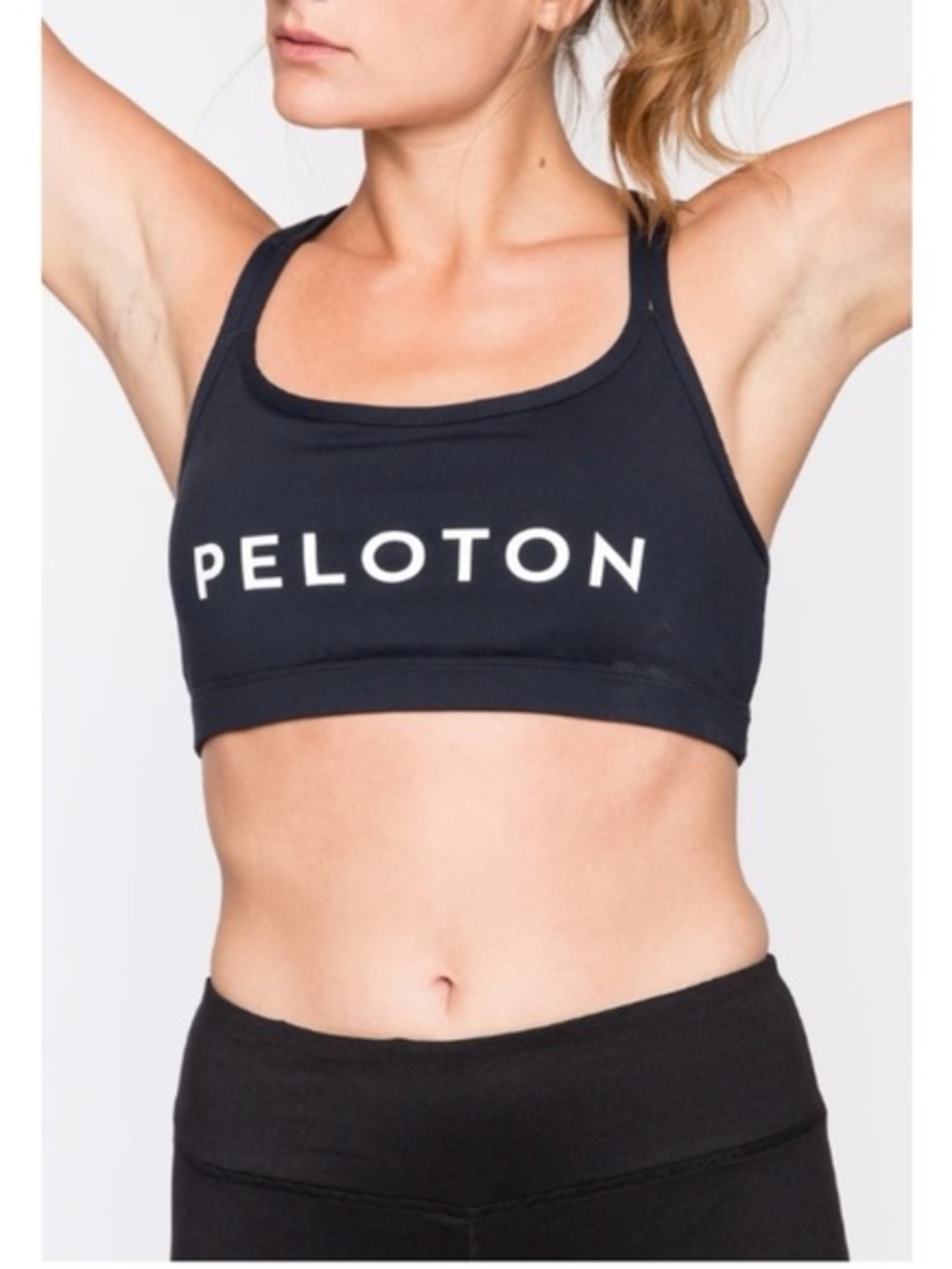 Peloton Sports Graphic Logo Bra - Blue
